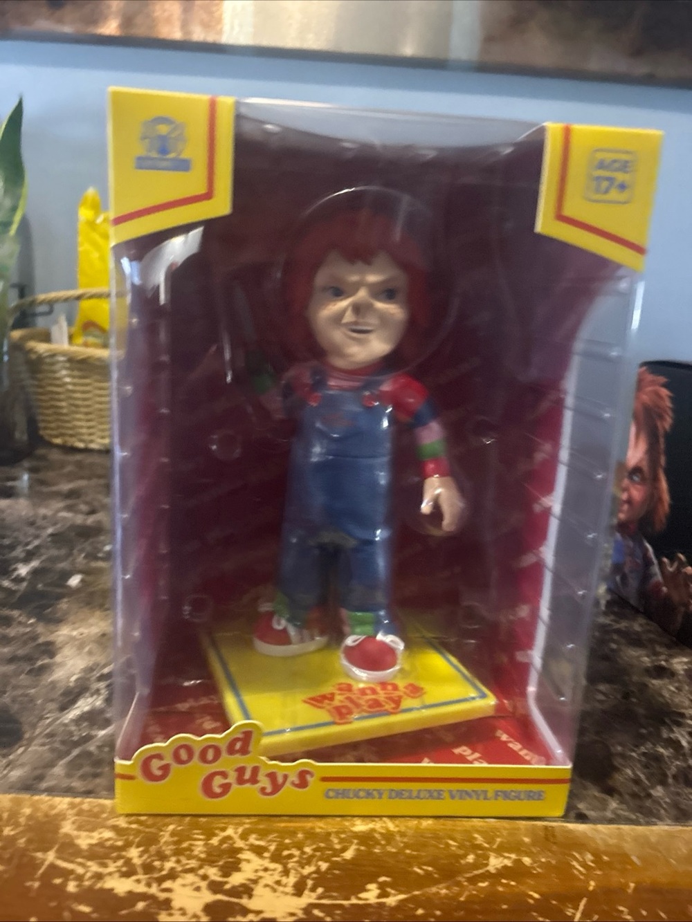 Good Guys Chucky Deluxe Figure - Red Hair, Blue Overalls